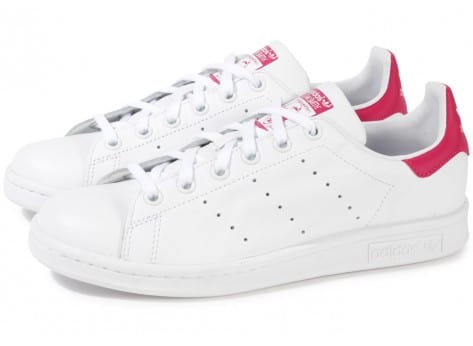 chaussure femme adidas blanc et rose
